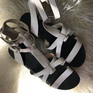 Michael Kors Leather Gladiator Sandals